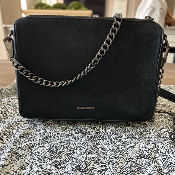 Rebecca Minkoff Black Suede Crossbody - Picture 2 of 8